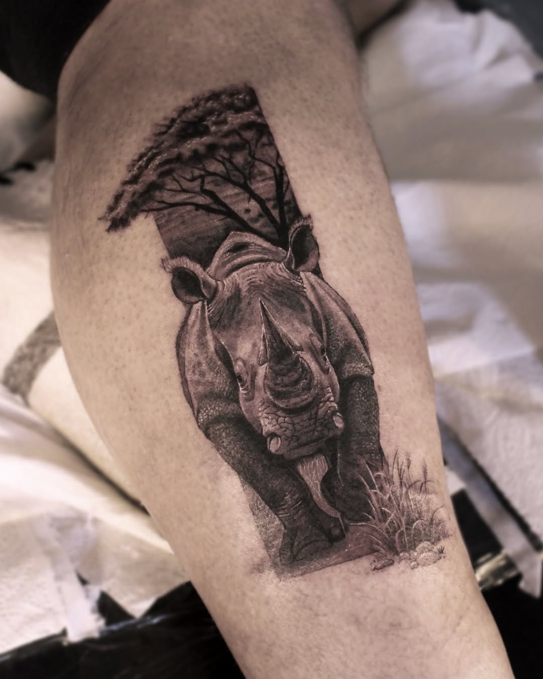 Tattoo by @em.isabella_ink โ realism, black_and_grey