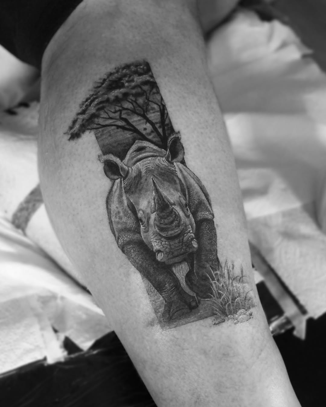 Tattoo by @em.isabella_ink โ realism, black_and_grey