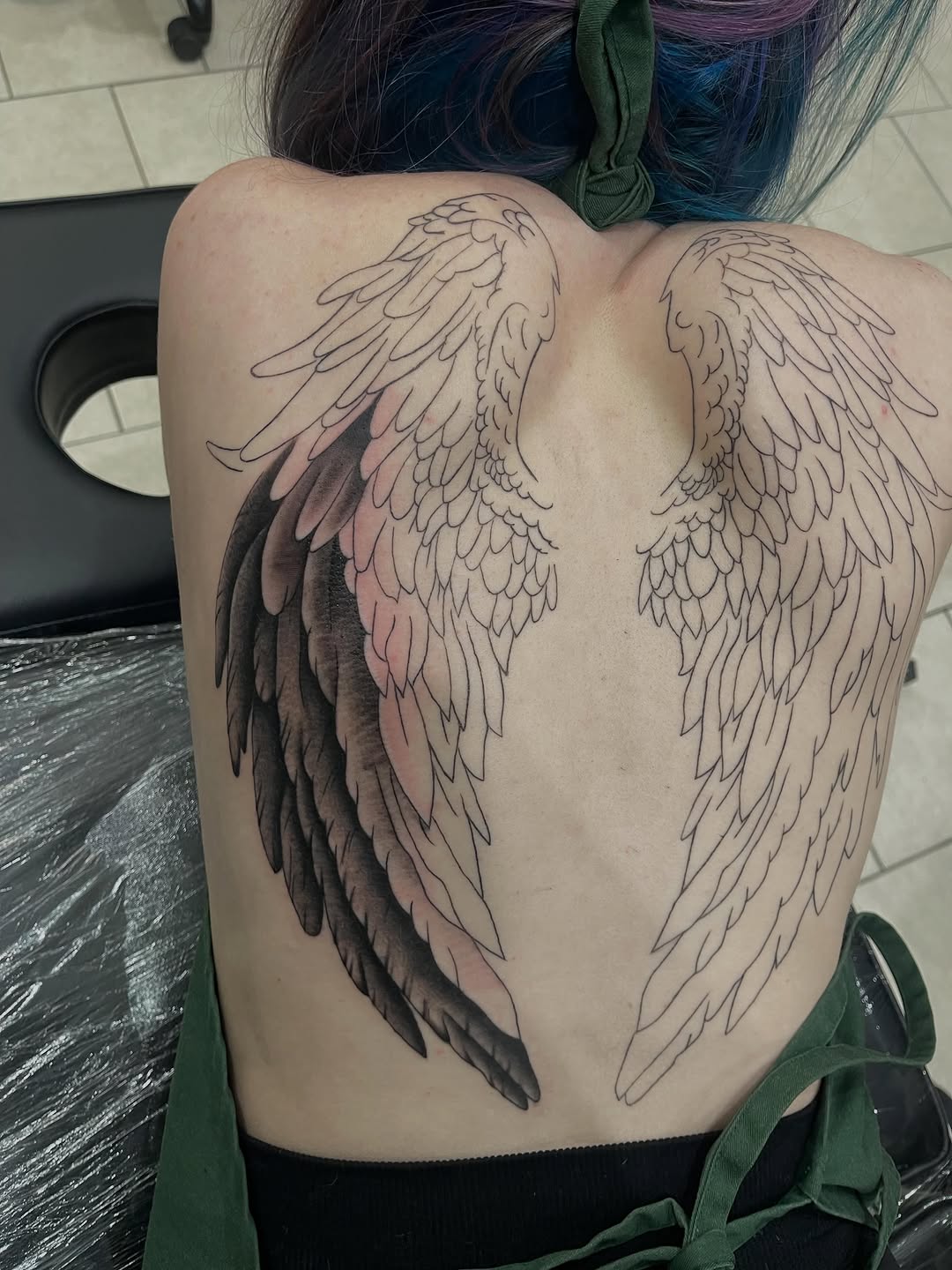 Tattoo by @therealdomgray — black_and_grey, fine_line