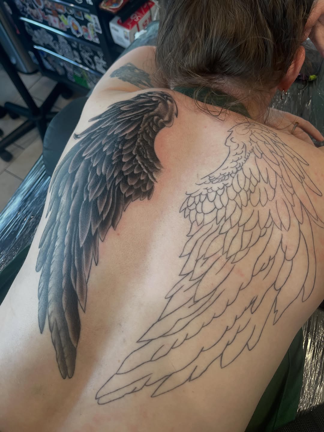 Tattoo by @therealdomgray — black_and_grey, fine_line