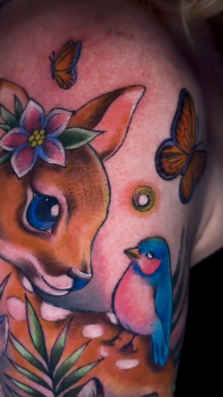 Tattoo by @noapologiestattoo — neo_traditional, realism