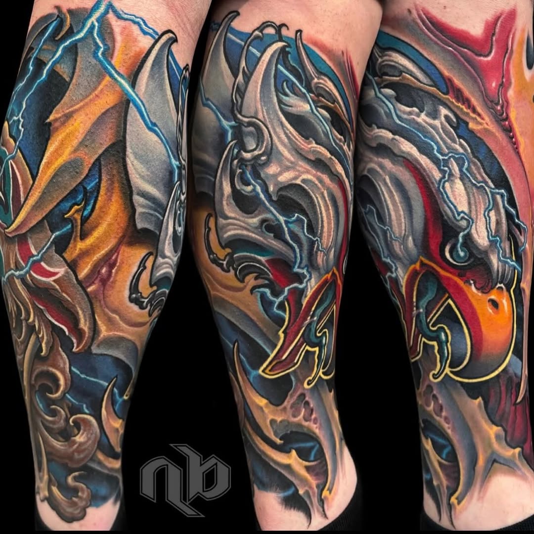 Tattoo by @burningxhope — realism, trash_polka