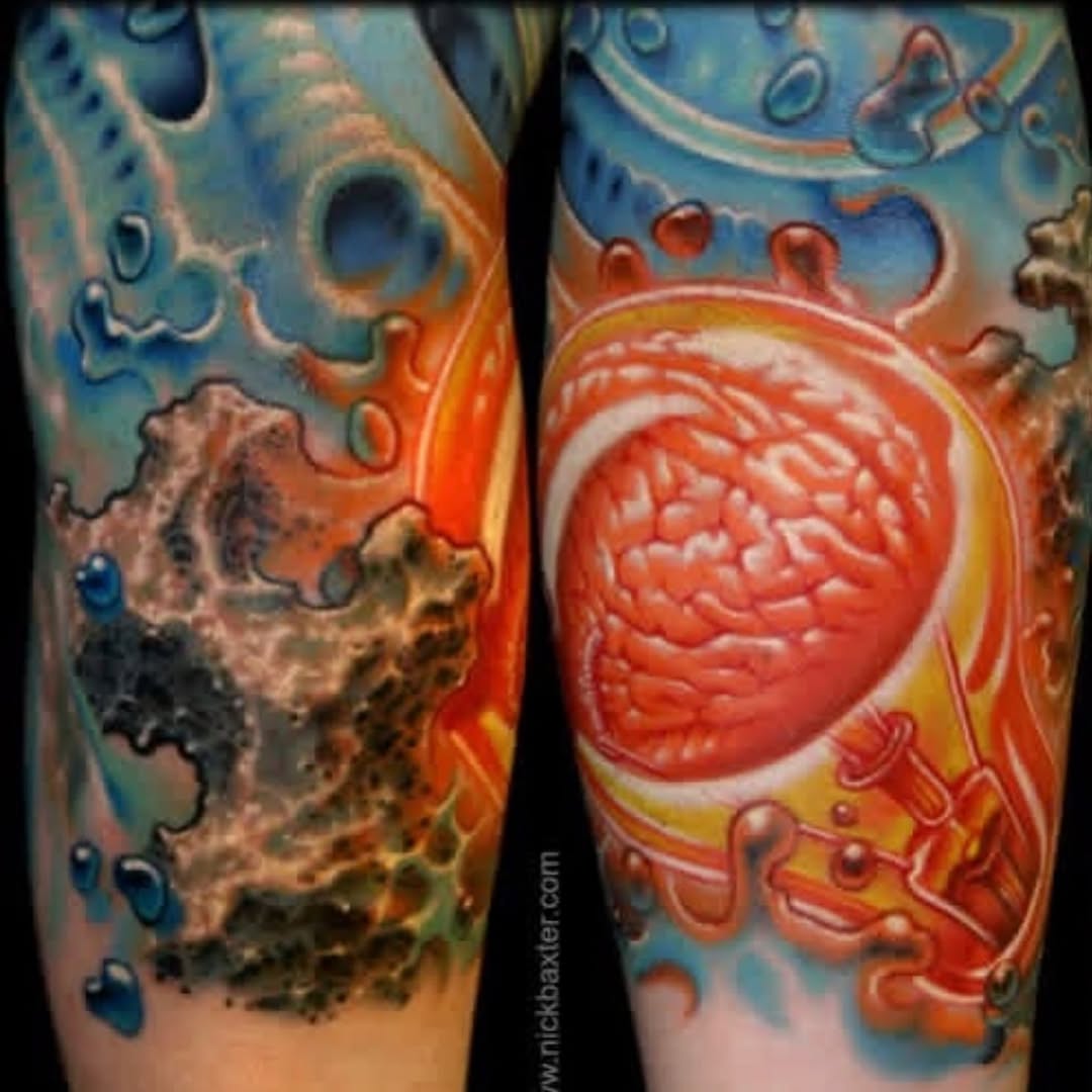 Tattoo by @burningxhope — realism, new_school