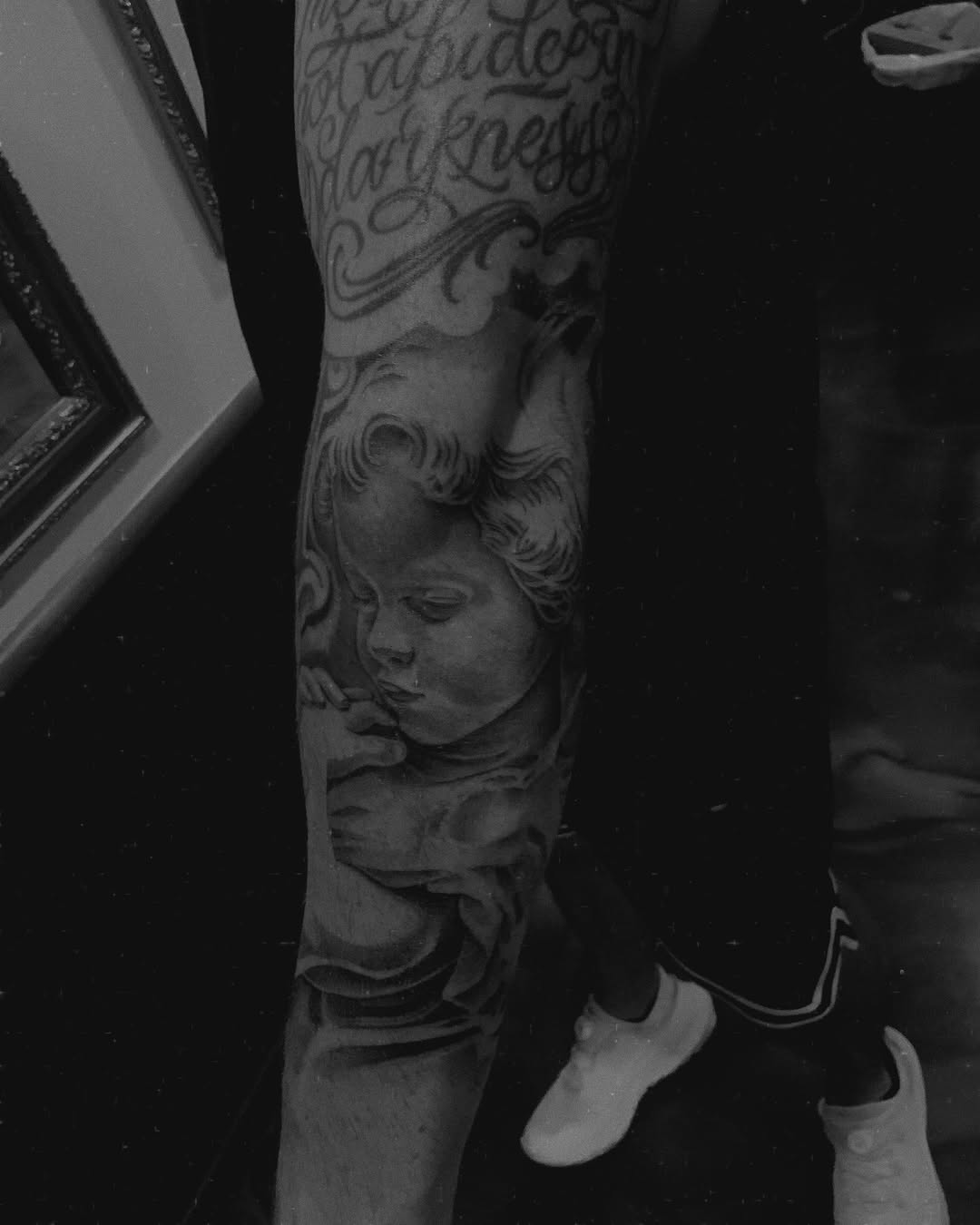 Tattoo by @paul_racks — black_and_grey, realism