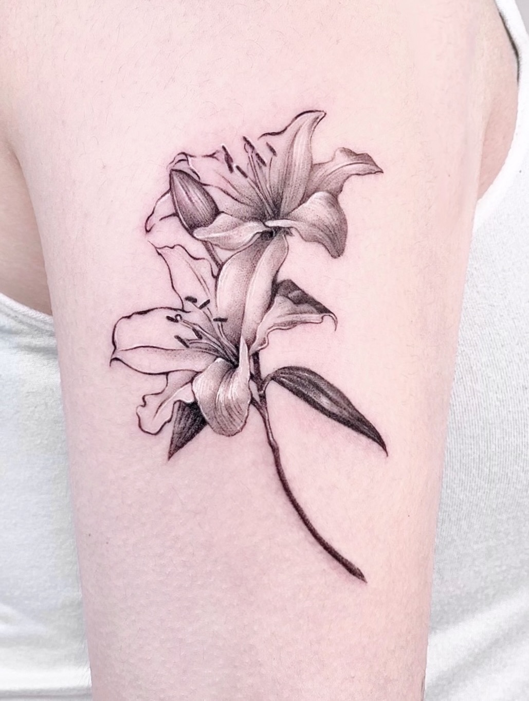 Tattoo by @sabeen.ink — realism, black_and_grey