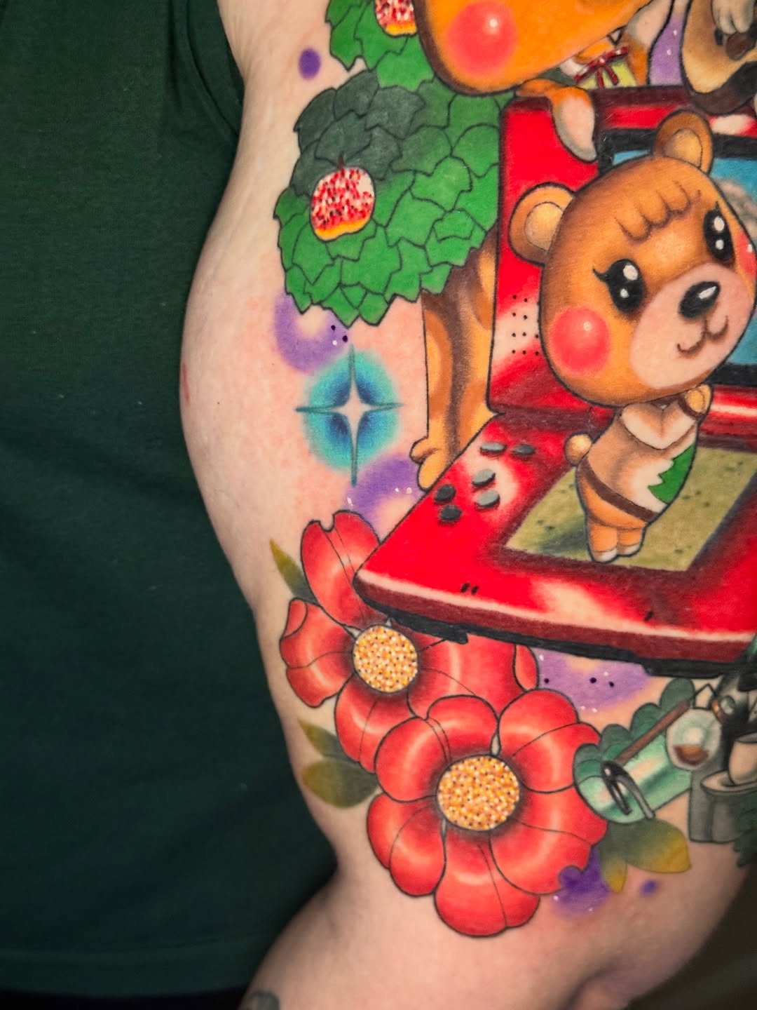 Tattoo by @kasey_may_tattoos — new_school, anime
