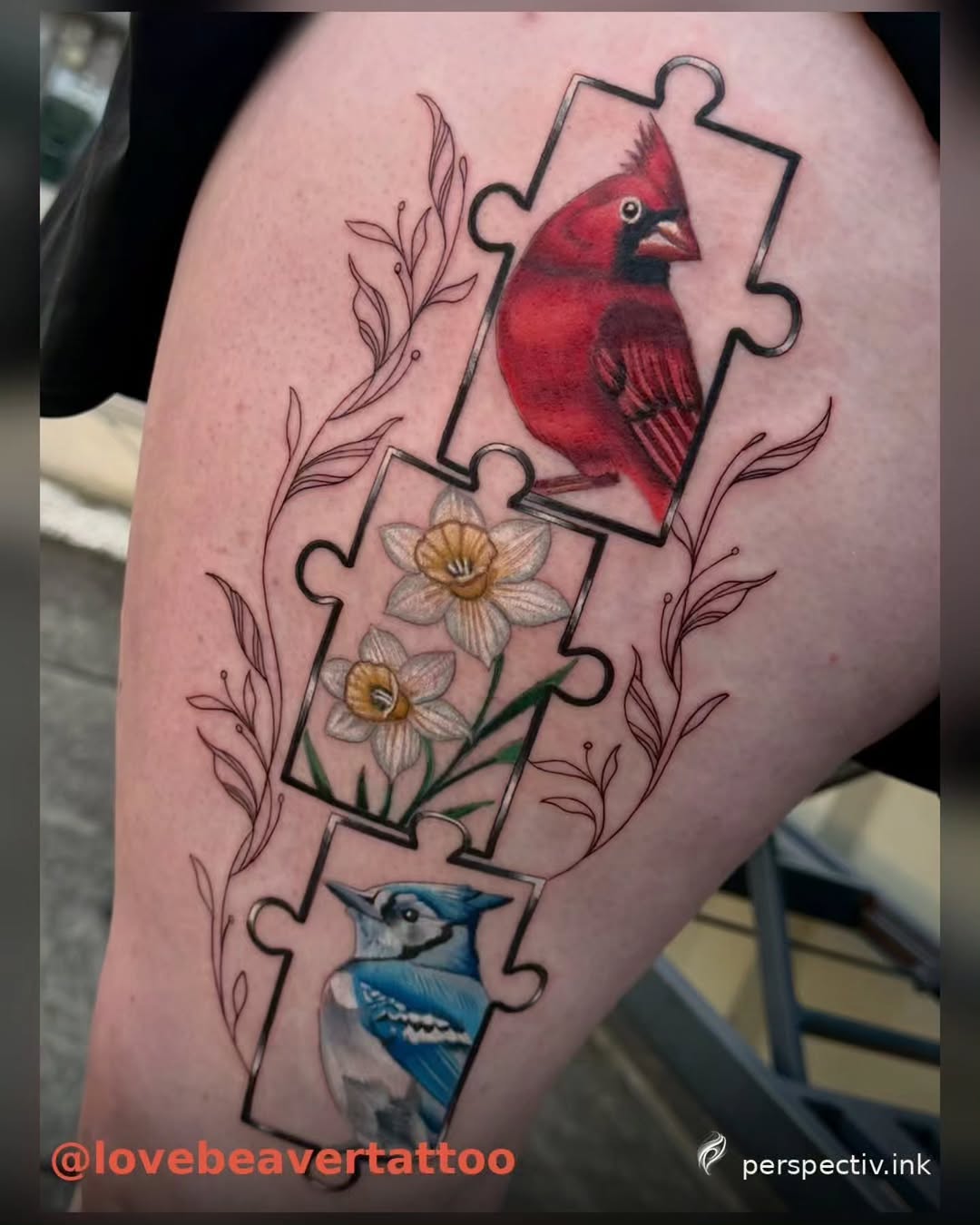 Tattoo by @perspectivink — realism, fine_line