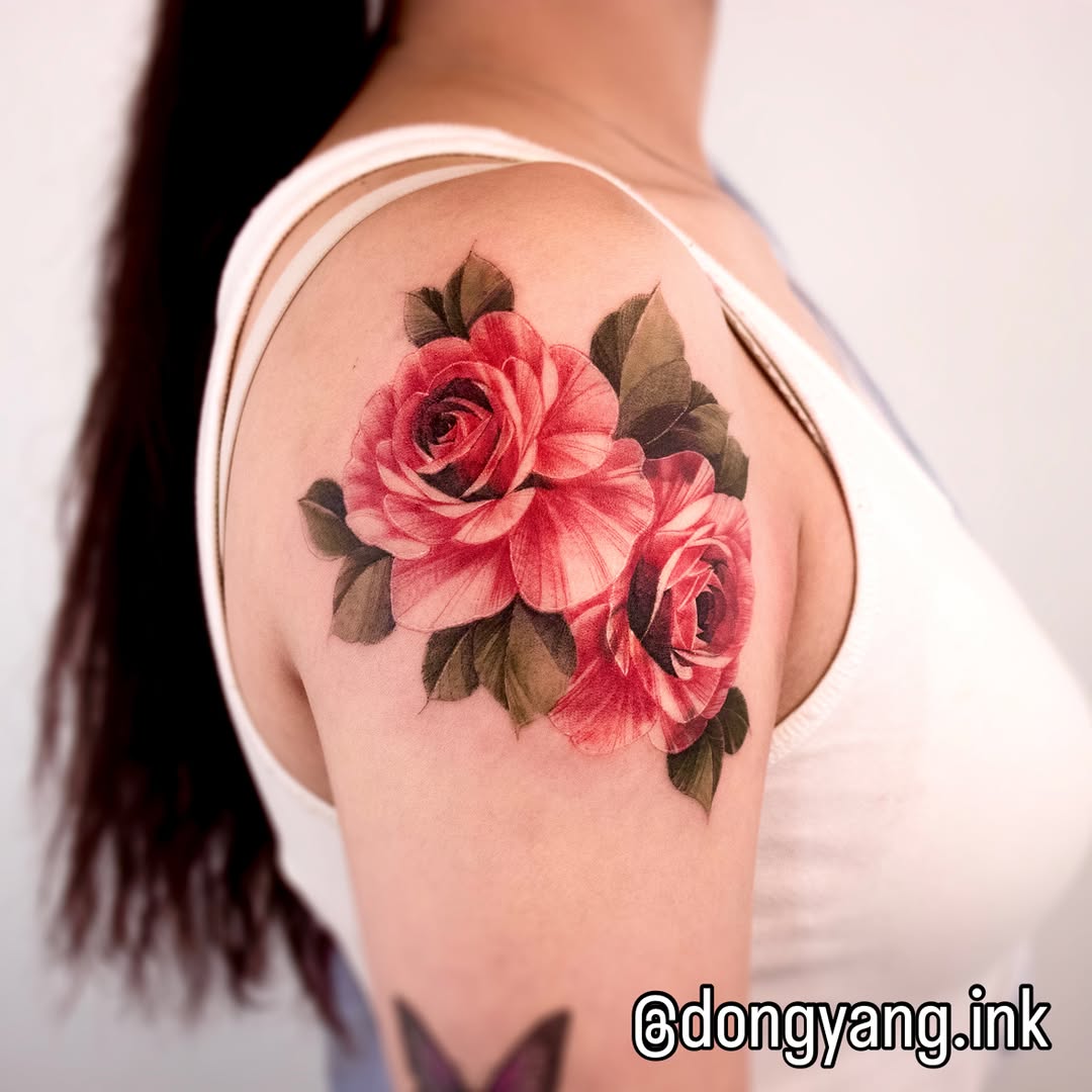 Tattoo by @dongyang.ink — realism, color