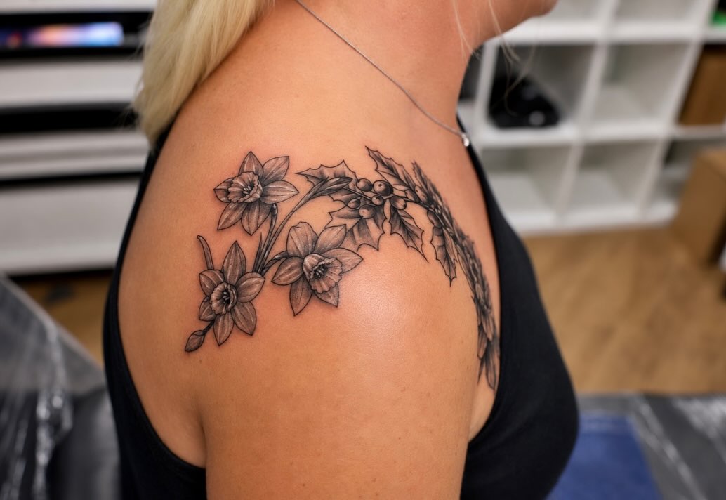 Tattoo by @inkwraps — realism, black_and_grey