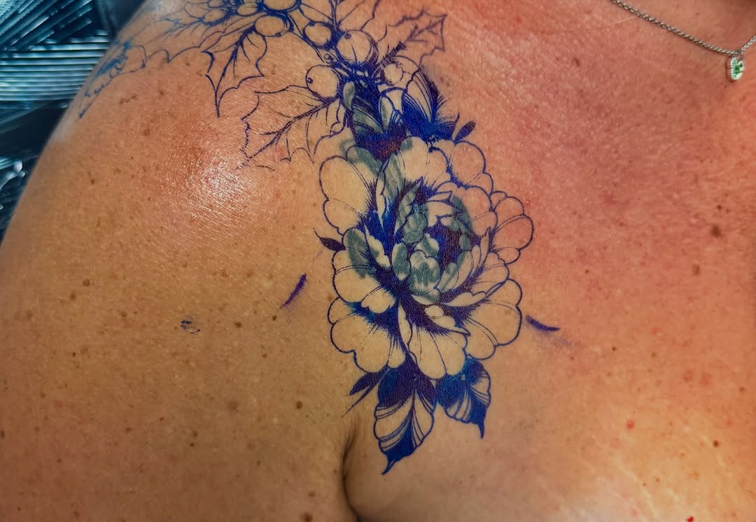 Tattoo by @inkwraps — fine_line, black_and_grey