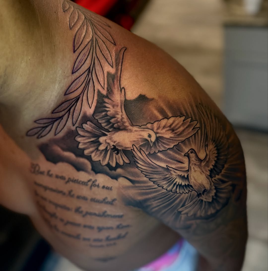 Tattoo by @jaytattoo405 — black_and_grey, realism