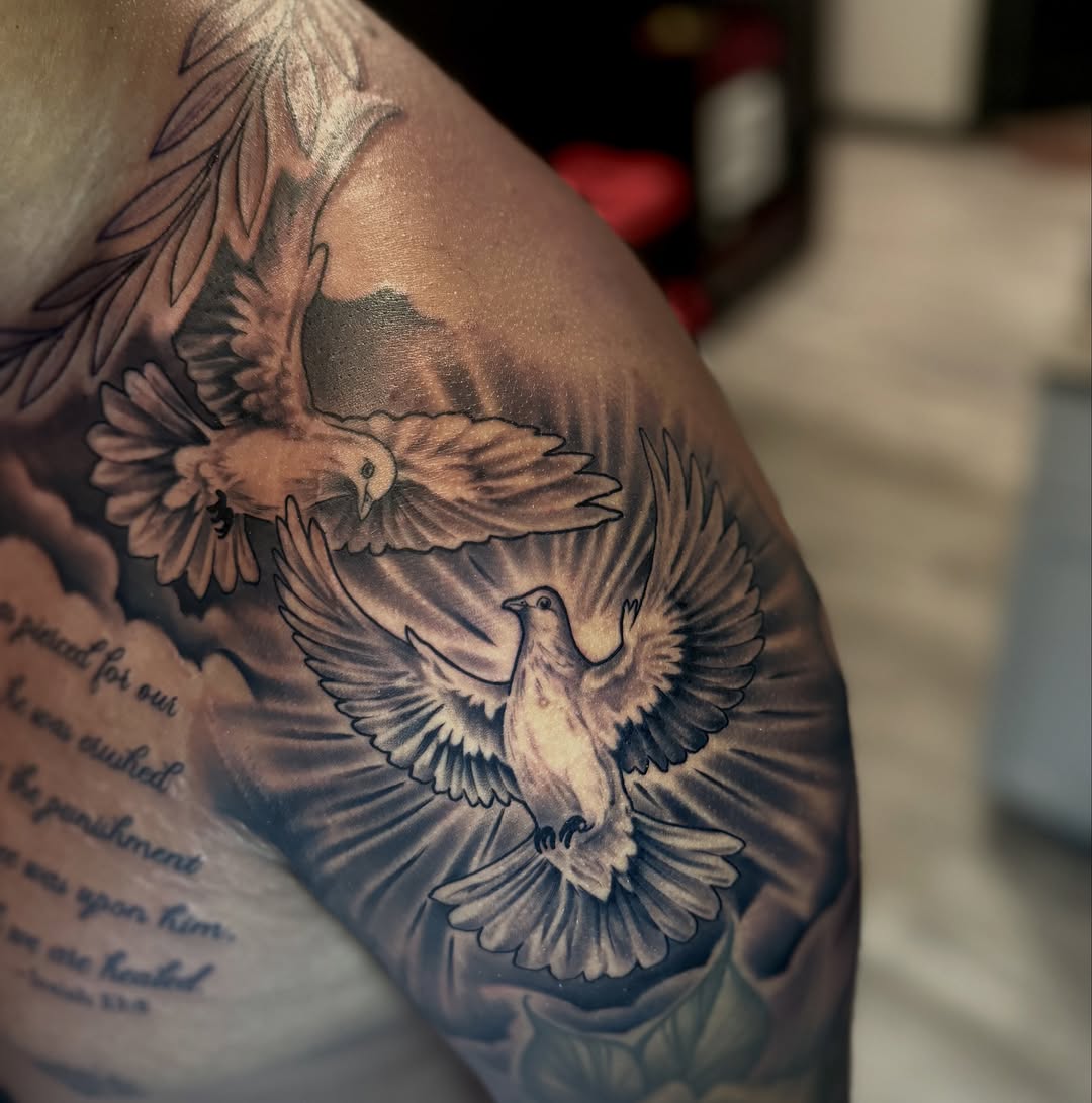 Tattoo by @jaytattoo405 — realism, black_and_grey