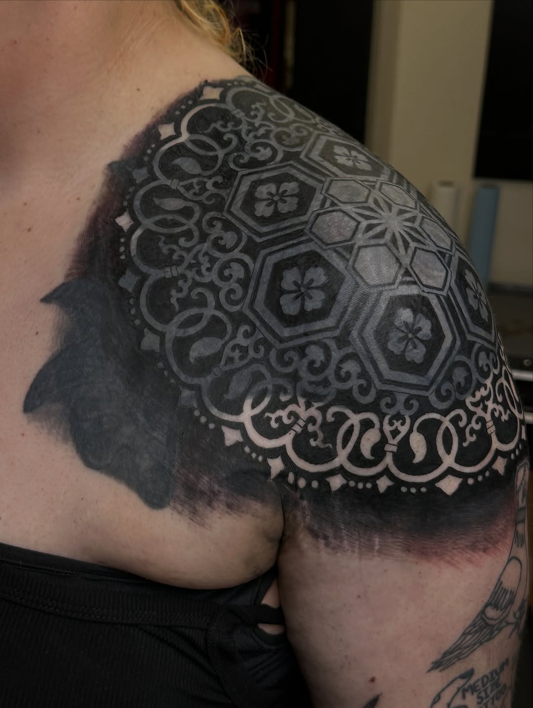 Tattoo by @dominicktattoo — geometric, ornamental