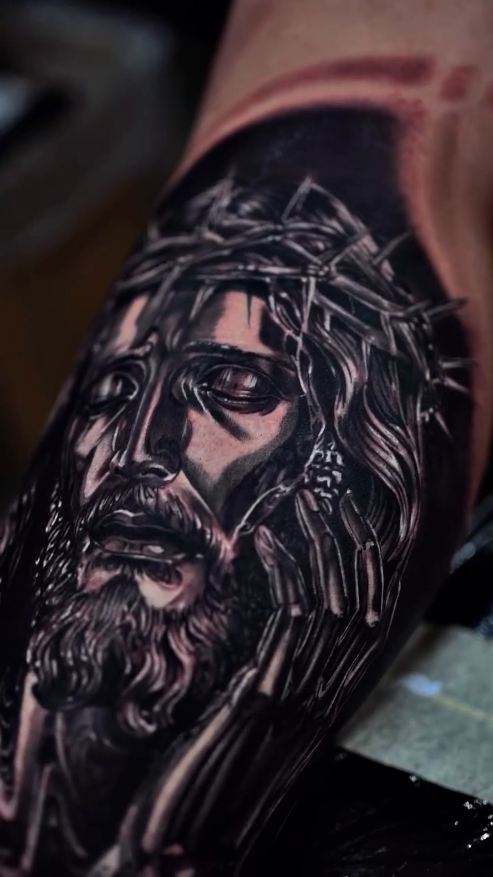 Tattoo by @josemanoel_sopelaartetattoo โ realism, black_and_grey