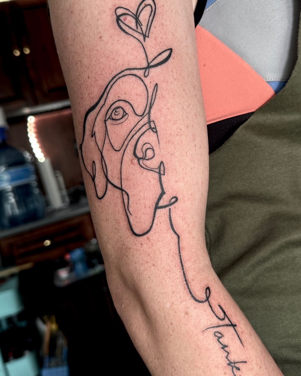 Tattoo by @saintandstellar.tattoo — fine_line, lettering_script