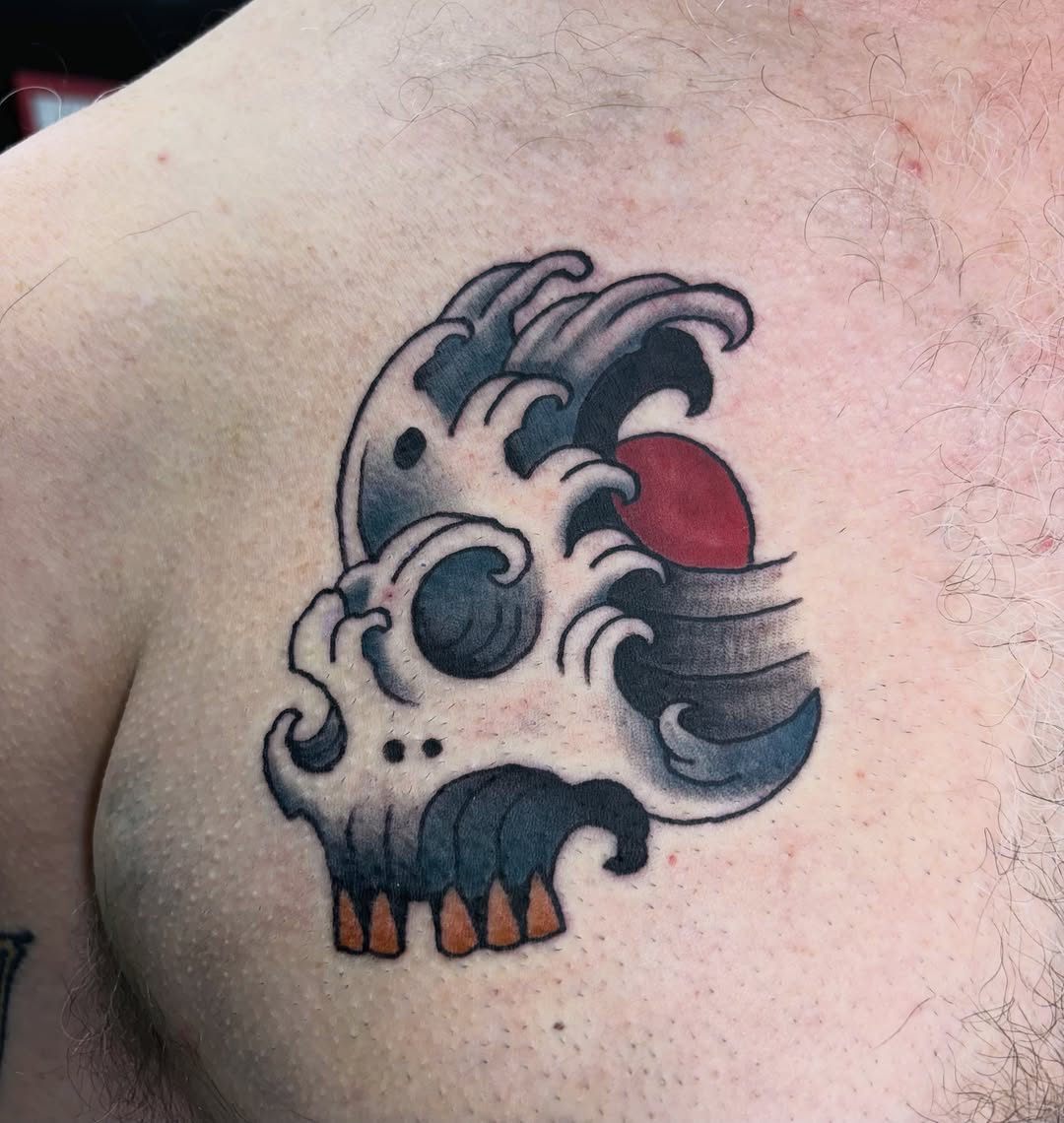 Tattoo by @tattoohaven_fxbg_va — japanese_irezumi, black_and_grey
