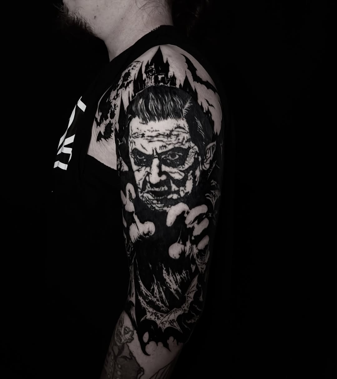Tattoo by @boniaart — black_and_grey, realism