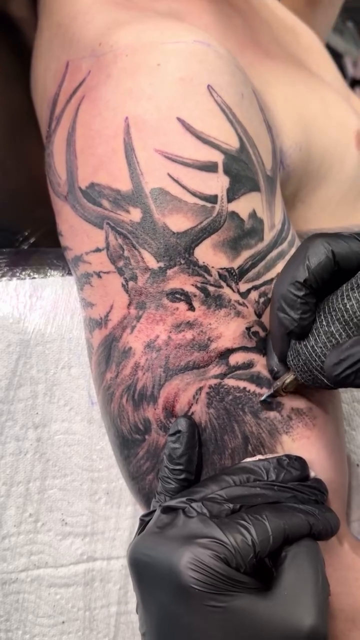 Tattoo by @vlad.tatto_o โ realism, black_and_grey