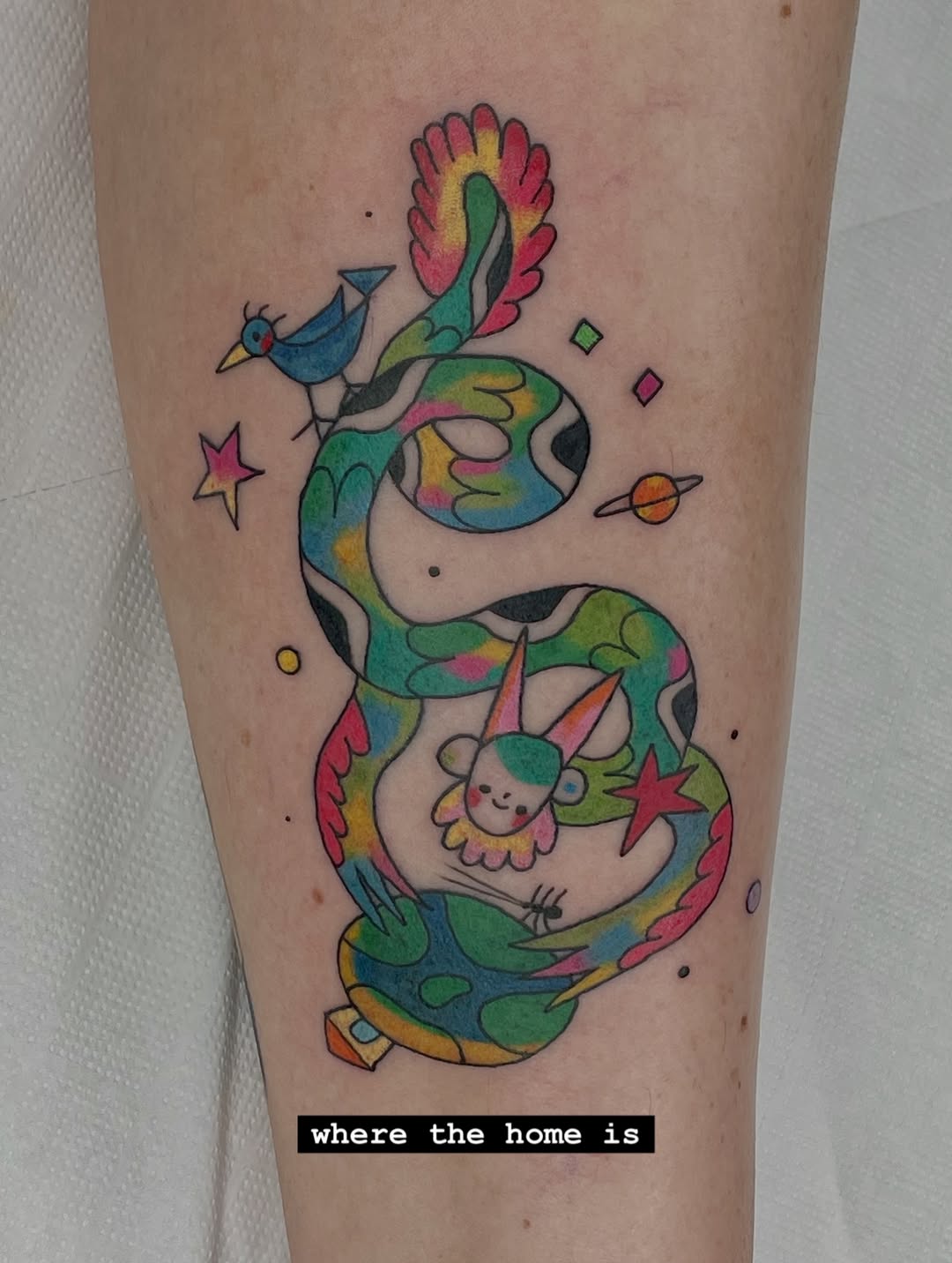 Tattoo by @youniseaweed — new_school