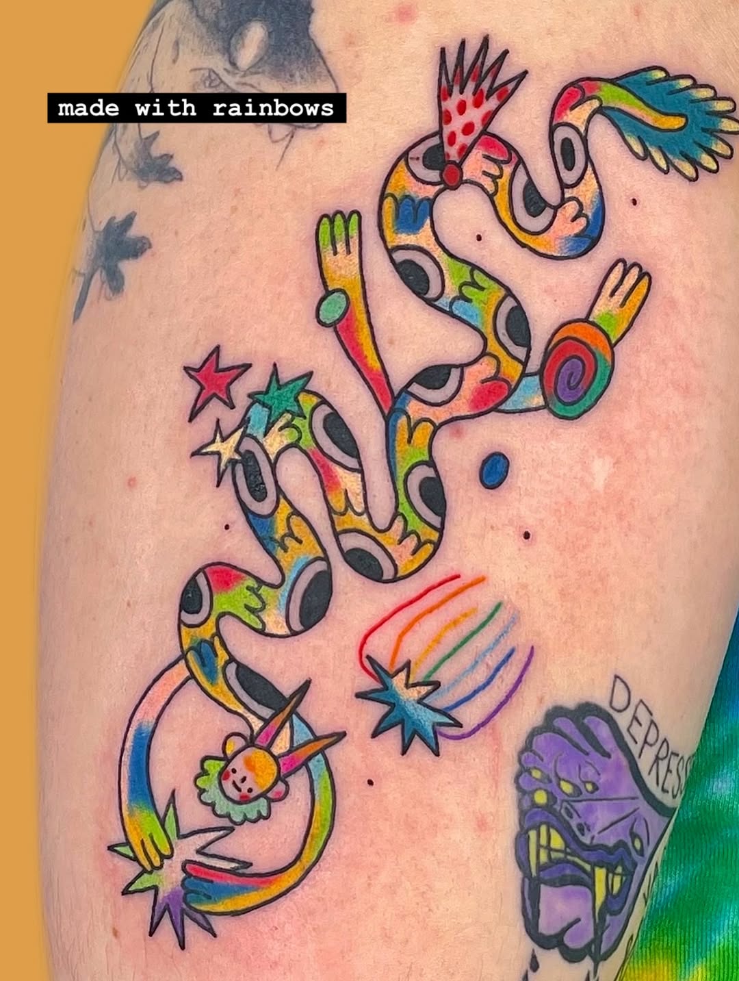 Tattoo by @youniseaweed — new_school