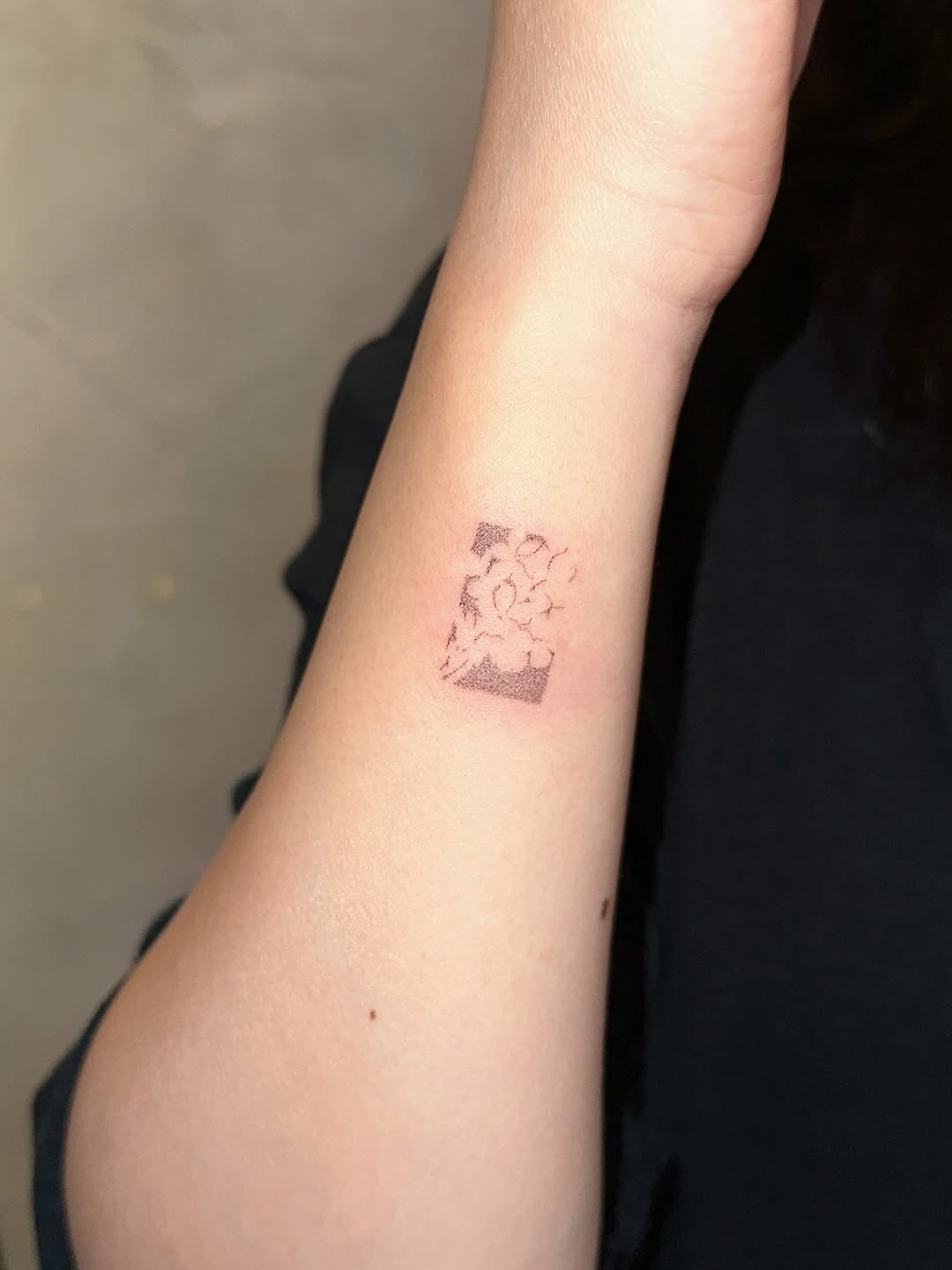 Tattoo by @olobi.poke — dotwork, fine_line