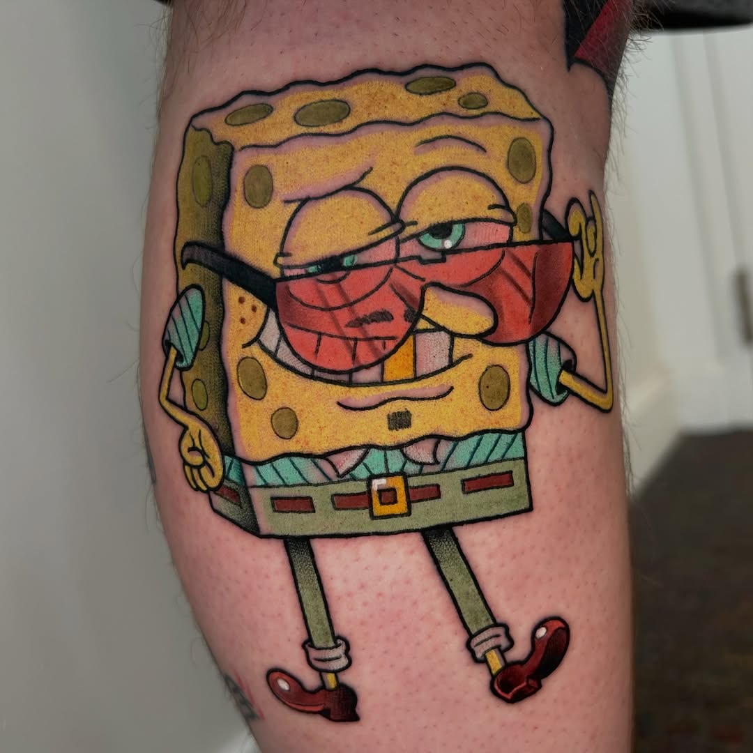 Tattoo by @skeletonkeytattoos — new_school, anime