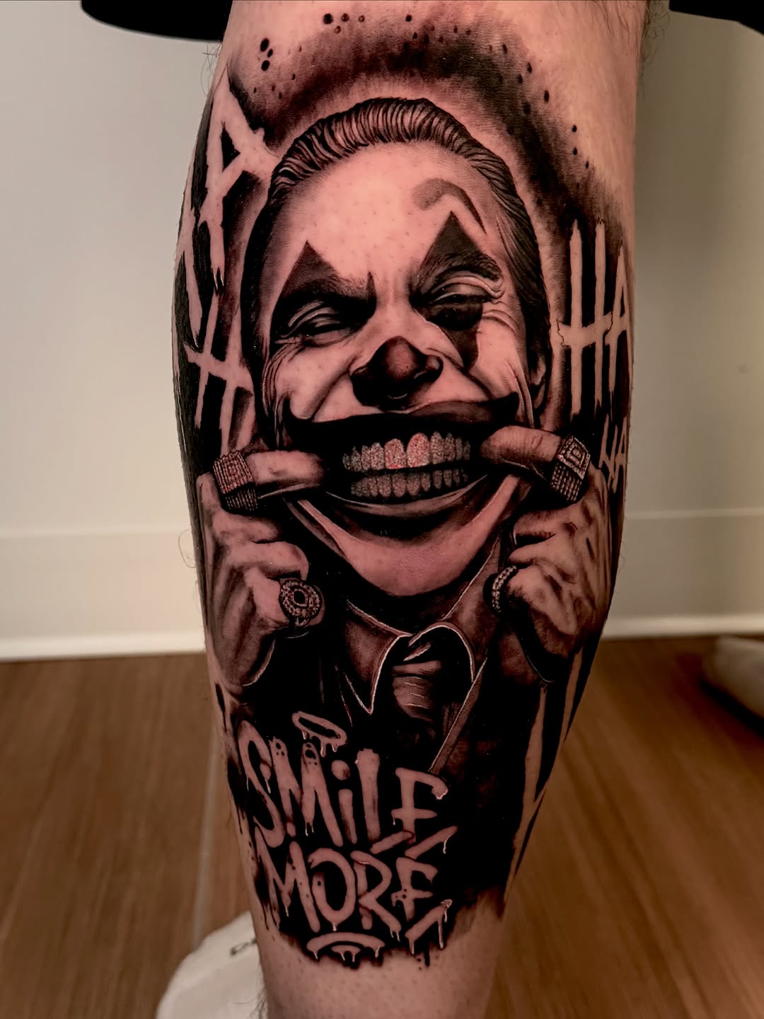 Tattoo by @inked_by_storm_sdt — realism, lettering_script