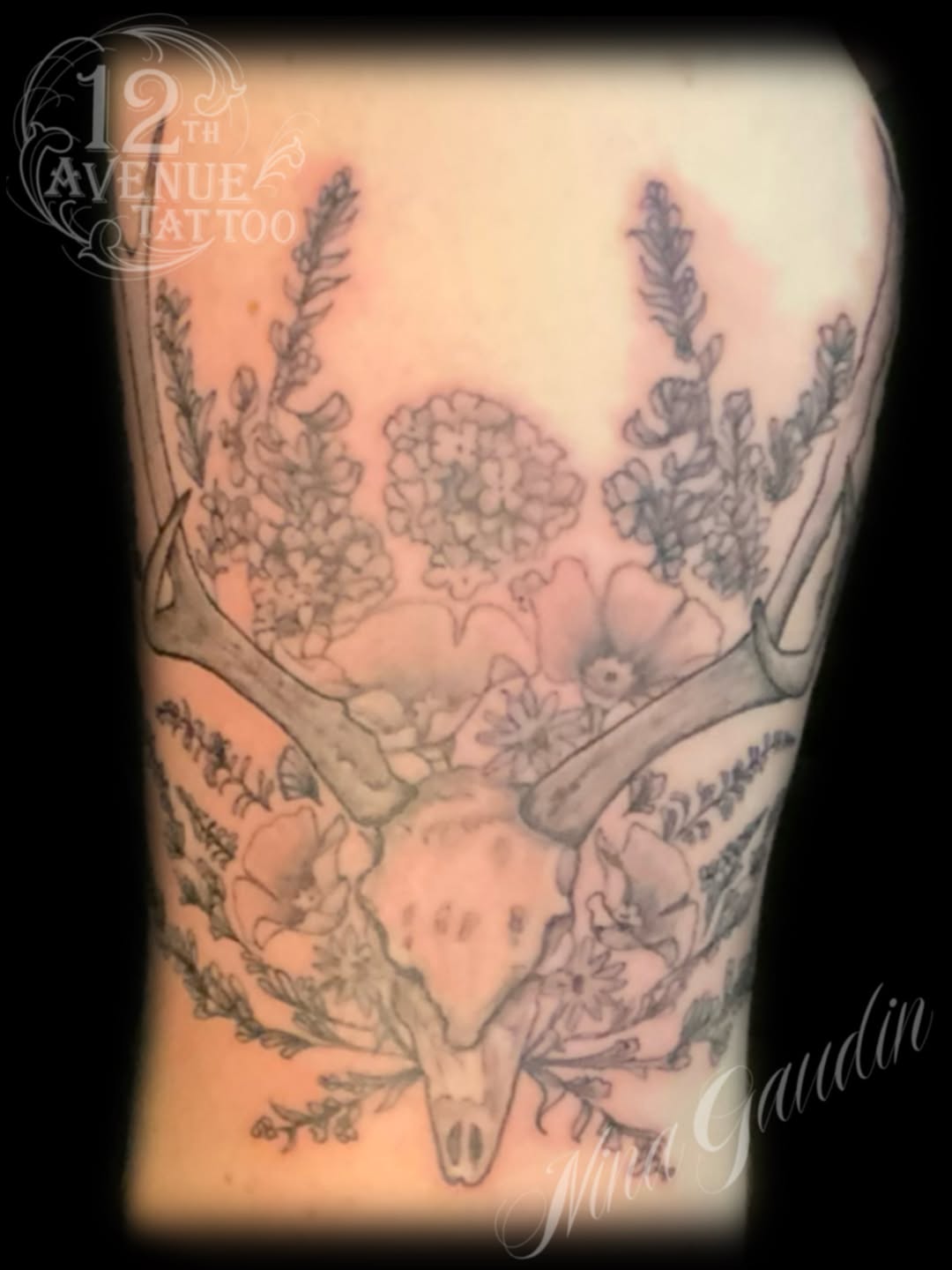 Tattoo by @tattoosbynina — realism, black_and_grey
