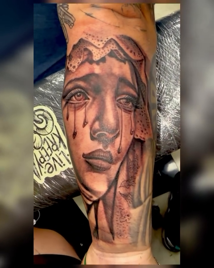 Tattoo by @sanchez_ink — realism, black_and_grey