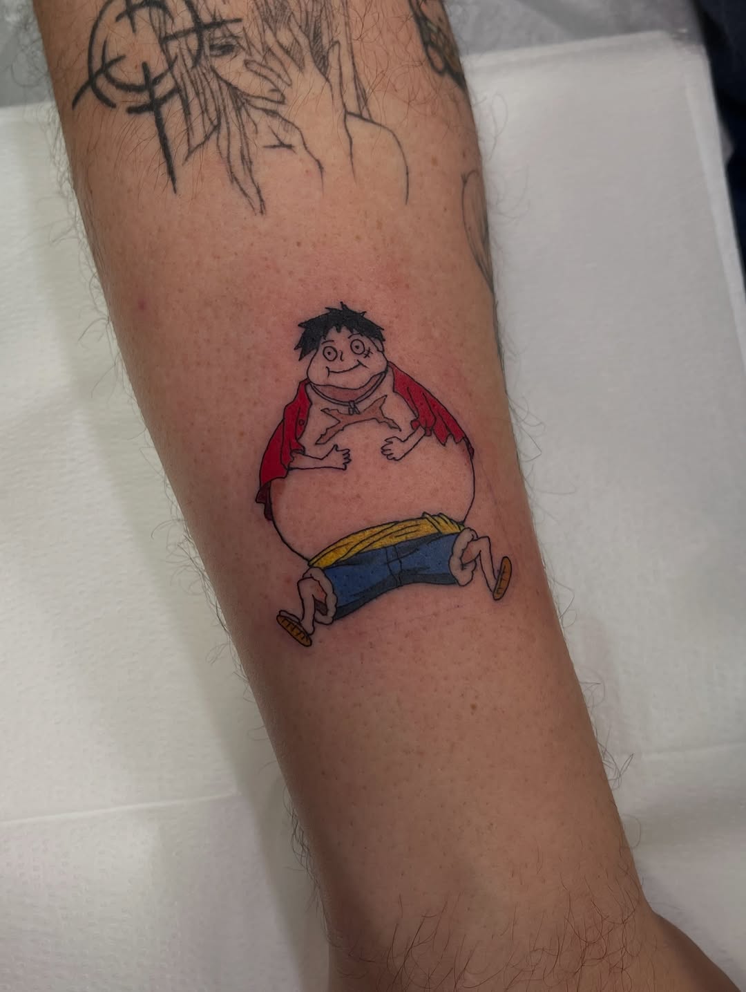 Tattoo by @jonathanharts_ — anime