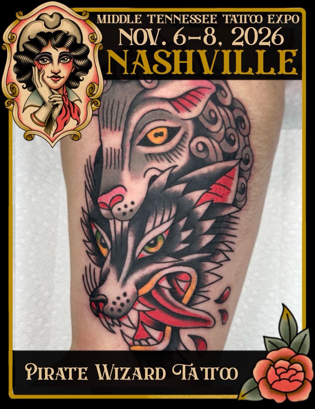 Tattoo by @piratewizardtattoo — american_traditional, neo_traditional