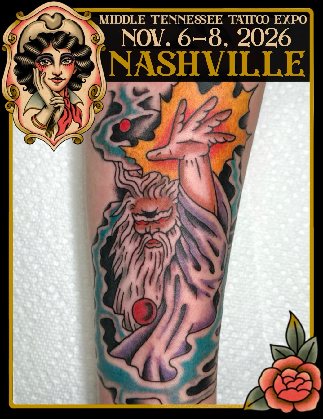 Tattoo by @piratewizardtattoo — american_traditional, neo_traditional