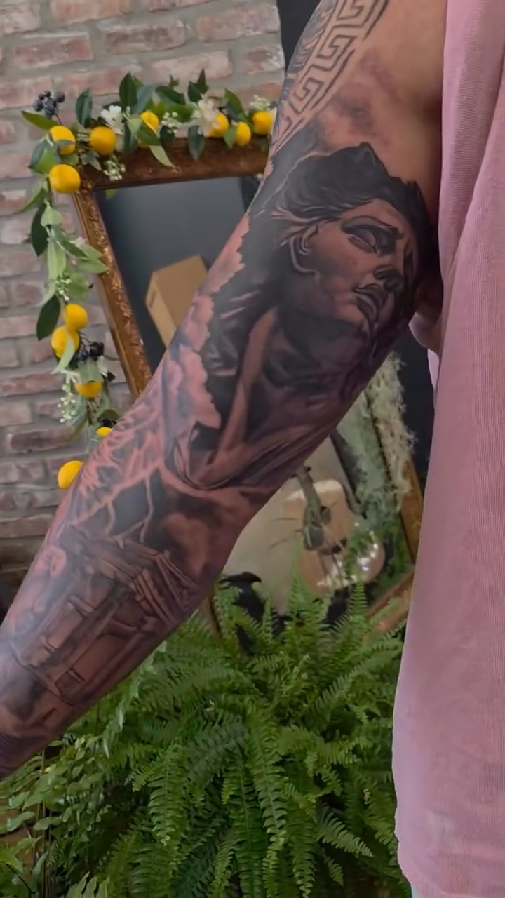 Tattoo by @themooreclan77 — realism, black_and_grey