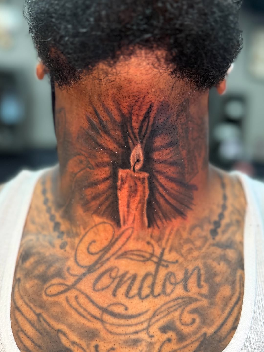Tattoo by @sparrow_inks — black_and_grey, lettering_script