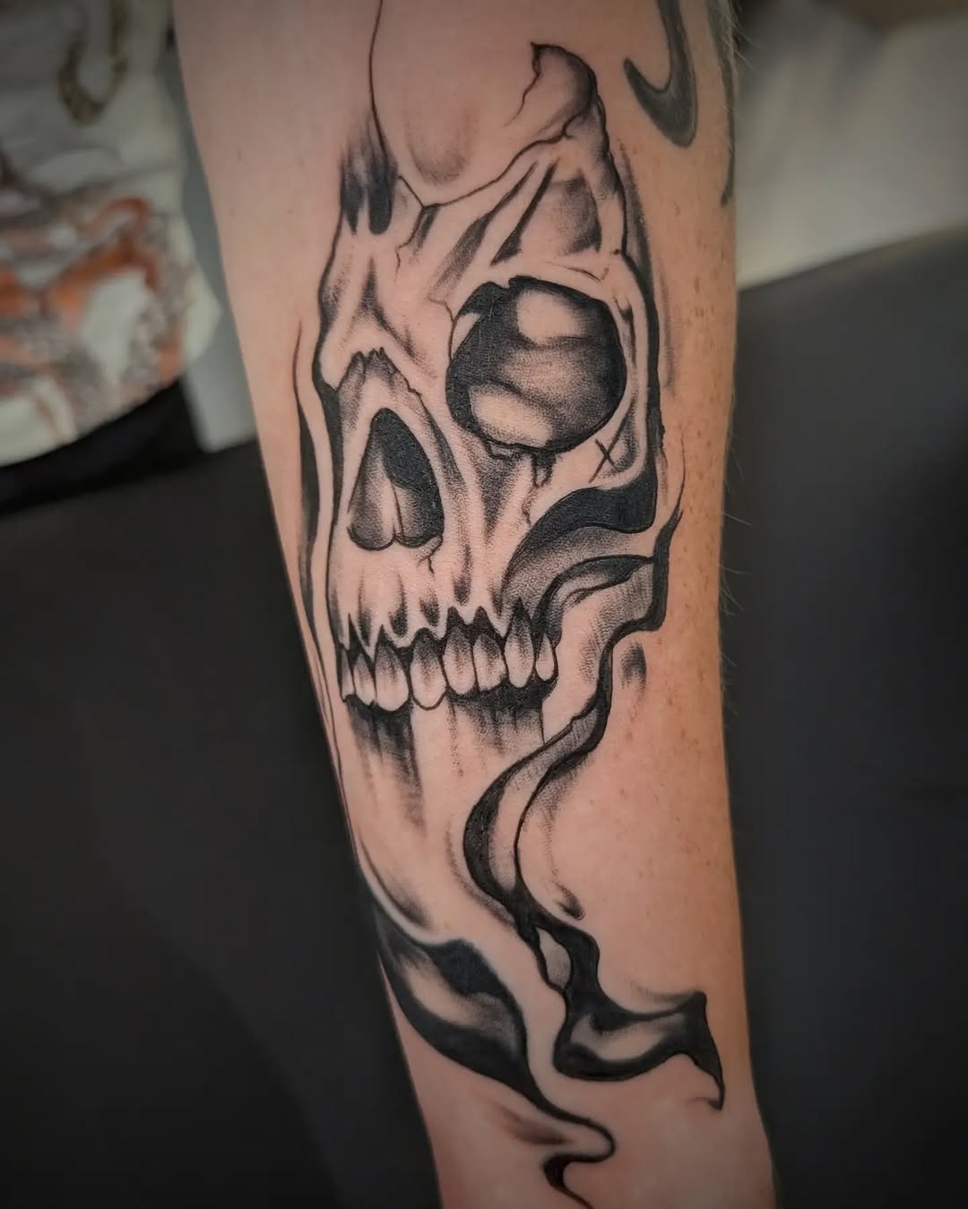 Tattoo by @49tats — black_and_grey, realism