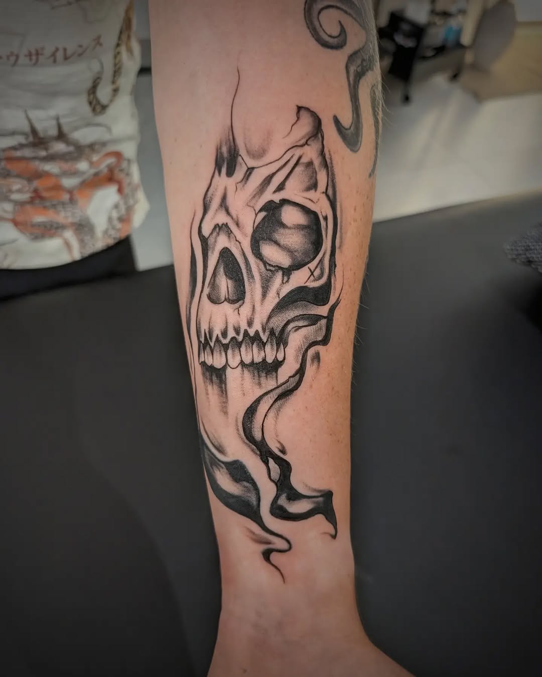 Tattoo by @49tats — black_and_grey, realism
