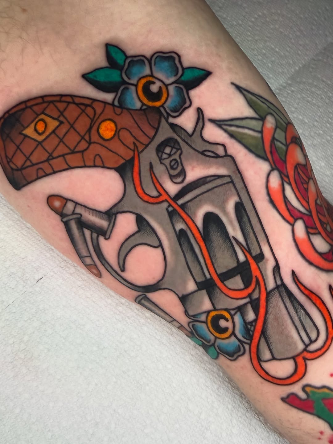 Tattoo by @afaulknertattoos — american_traditional, black_and_grey