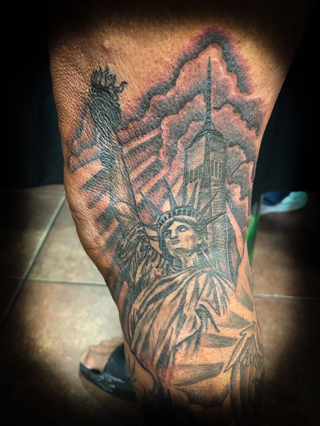 Tattoo by @blackscorpion13 — realism, black_and_grey