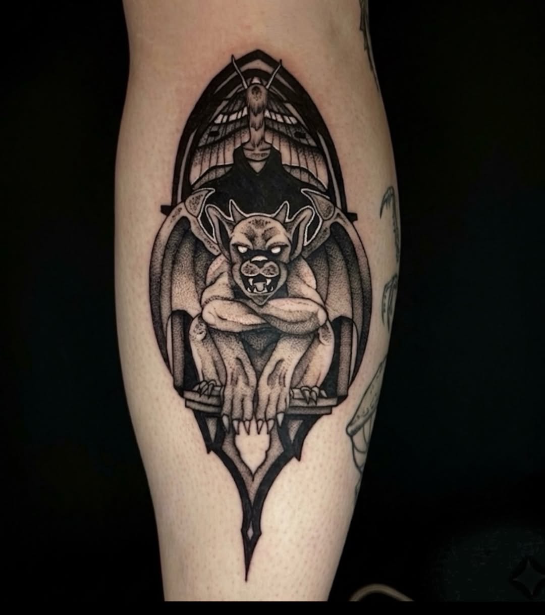 Tattoo by @breestallworthtattoo — black_and_grey, dark_realism