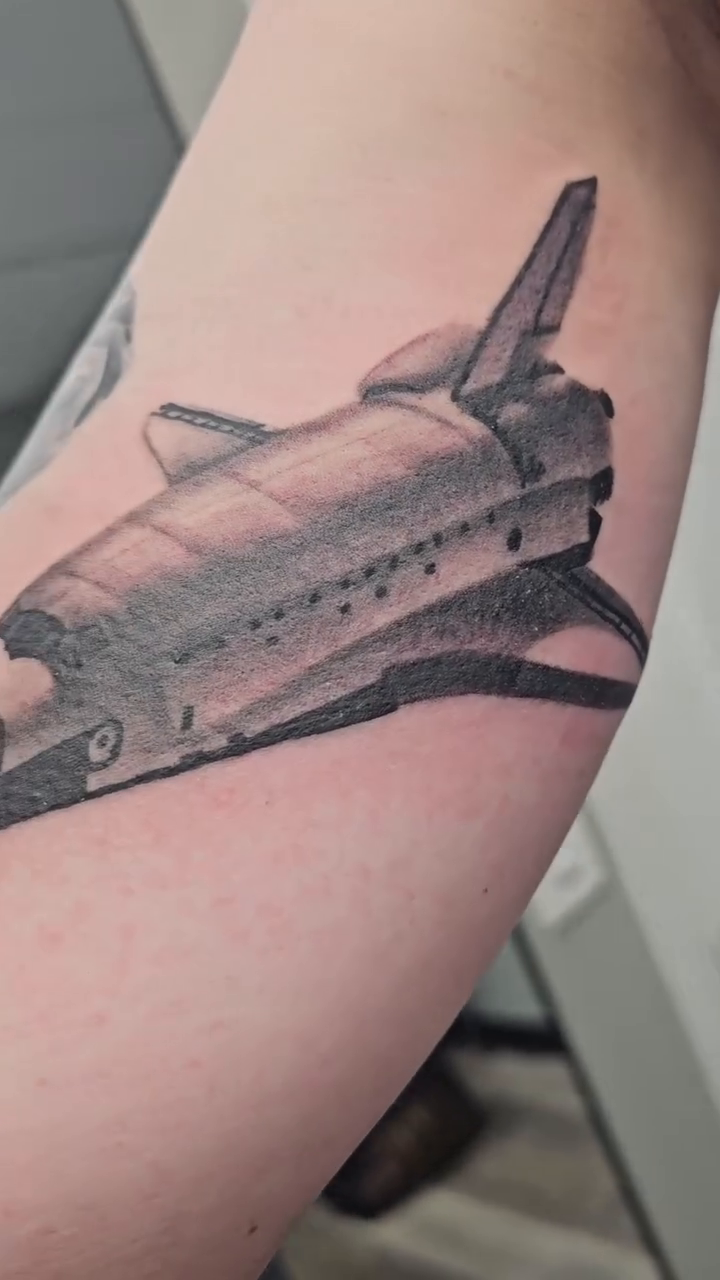 Tattoo by @johnniericotattoos — realism, black_and_grey