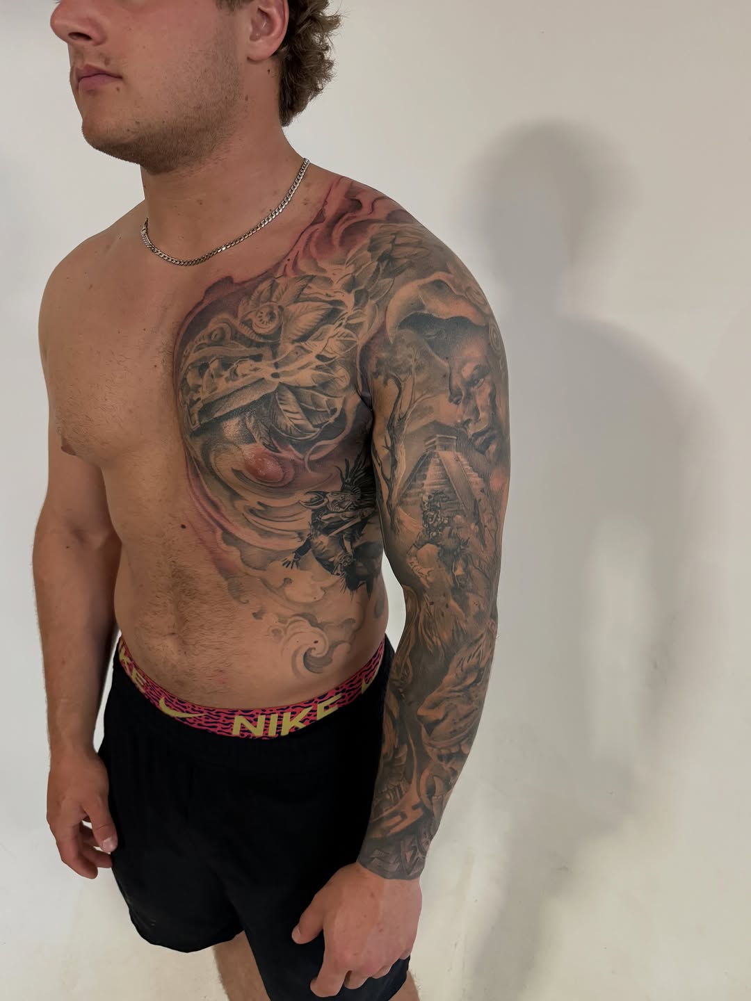 Tattoo by @robdansontattoo — realism, black_and_grey