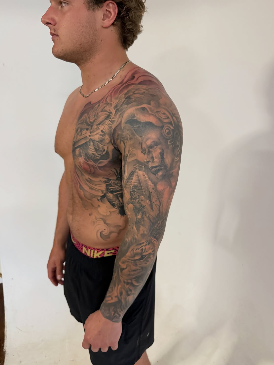 Tattoo by @robdansontattoo — realism, black_and_grey