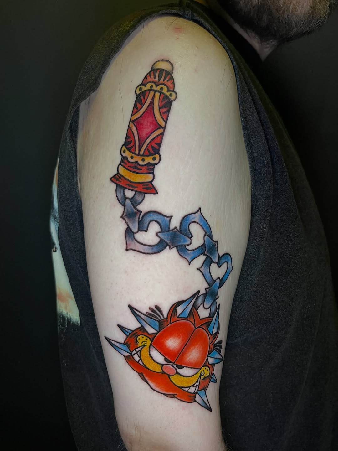 Tattoo by @tat2garrett — american_traditional, new_school