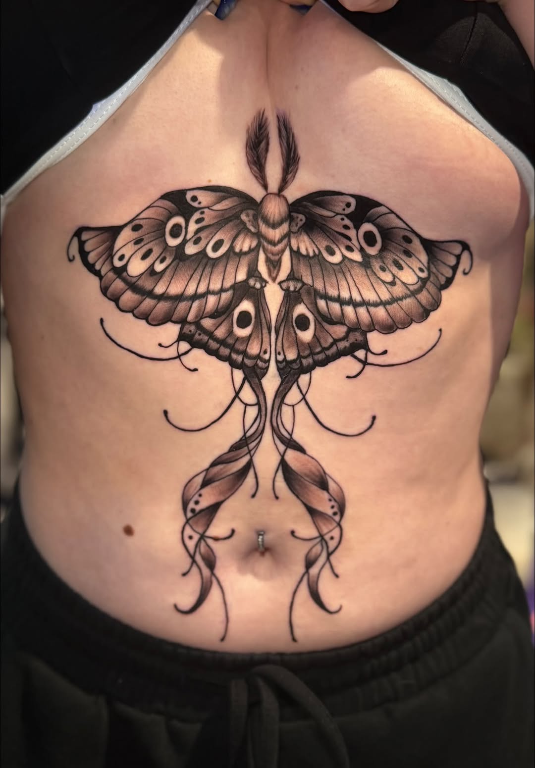 Tattoo by @c_lupori — black_and_grey, ornamental