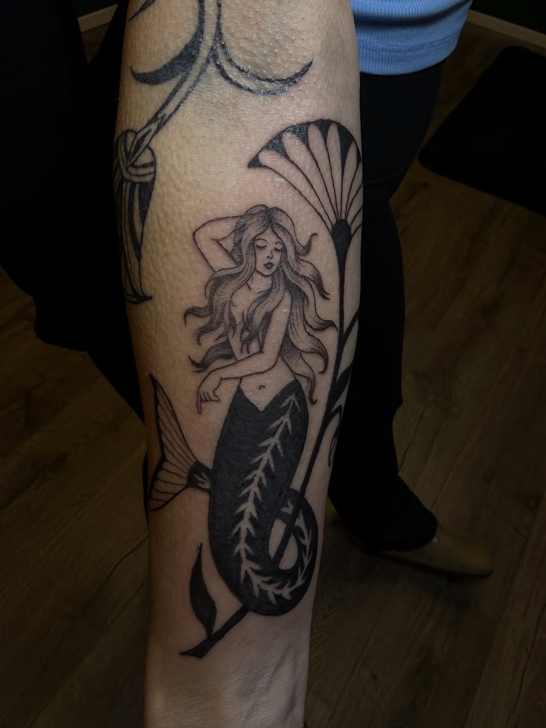 Tattoo by @needlemami β black_and_grey, illustrative