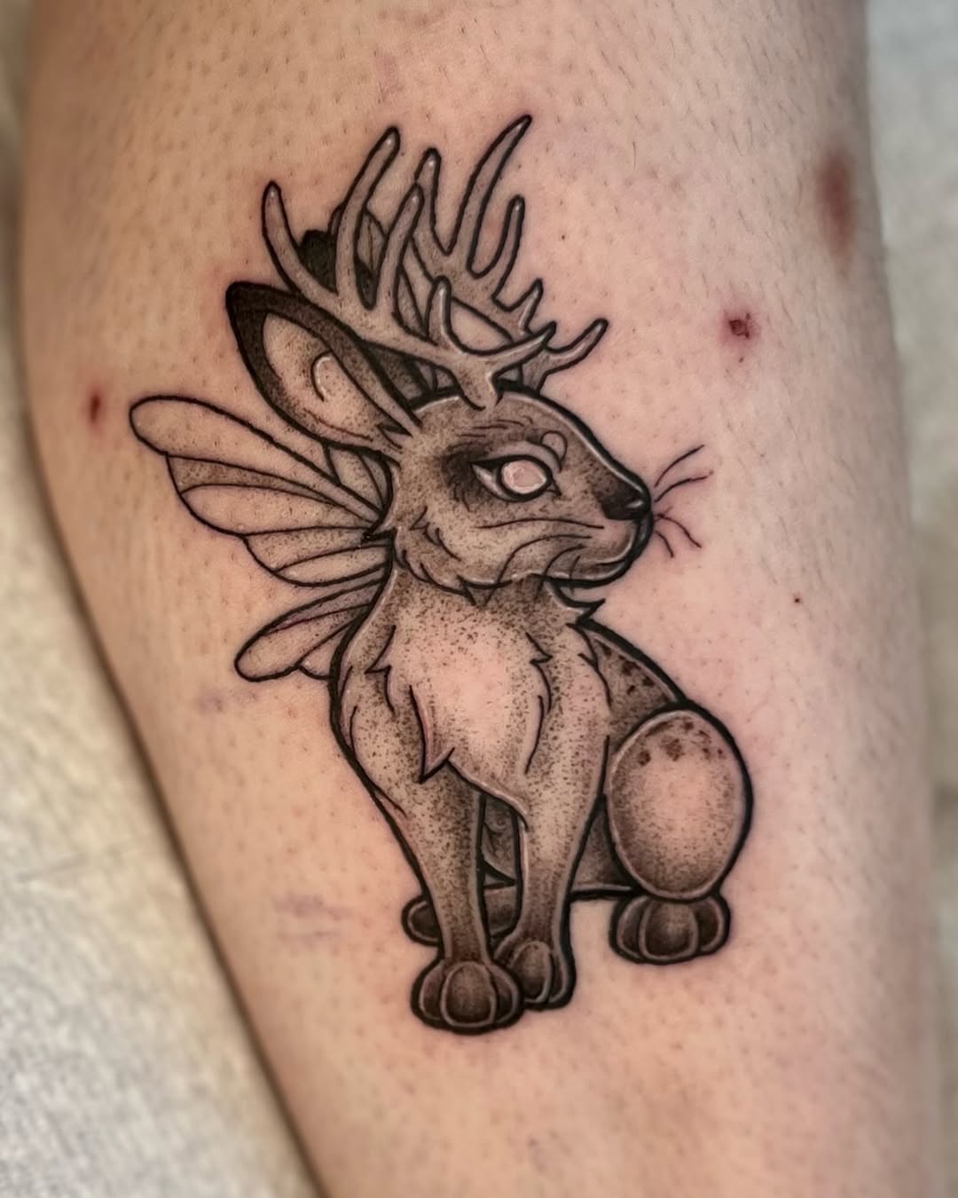 Tattoo by @olympe_ktattoos β black_and_grey, illustrative