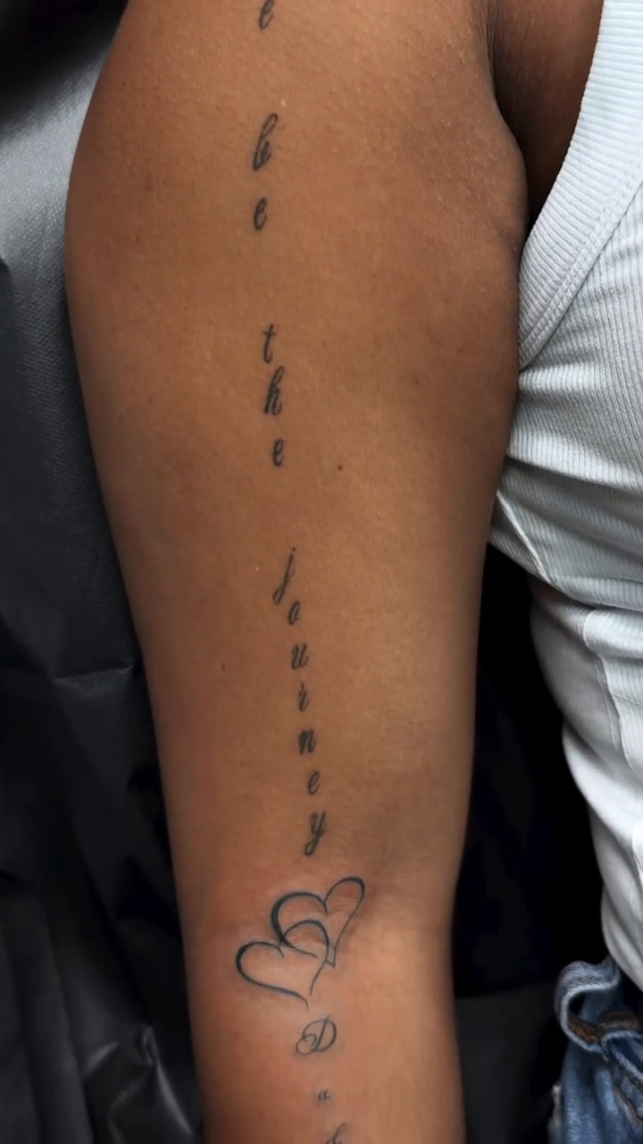 Tattoo by @dzulking — fine_line, lettering_script