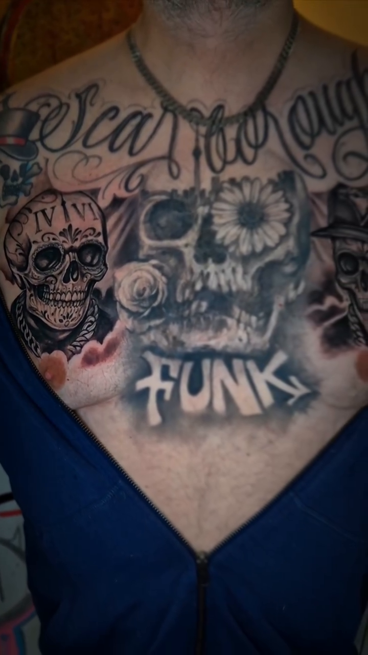 Tattoo by @wizard_tattooer โ black_and_grey, realism