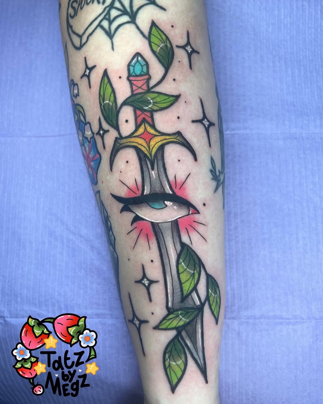 Tattoo by @tatzbymegz β neo_traditional, black_and_grey