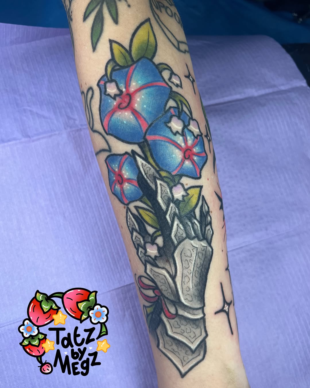 Tattoo by @tatzbymegz β new_school, black_and_grey